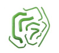 for Mazda Mx5 for Miata NB MK2 1.6 B6-ZE Engine 1998-2005 Car Silicone Radiator Coolant Breather Hose Kit Car Engine Intercoolers(Green)