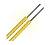 For Mazda MX5 MX-5 ND 4th 2015-2022 Hood Struts Front Bonnet Lift Supports Shock Absorbers Gas Springs Qty(2)(Yellow Carbon Fiber)