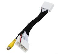 For Mazda Rear View Camera Adapter Cable Video Input Line for CX-5 CX3 CX6 MX-5 Car Reverse Parking Sensor Accessory White