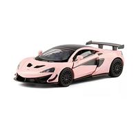 For McLaren 570S GT4 1 32 Supercar Alloy Acousto-optic Force Control Simulation Model Gift Mini Replica Toys(Pink)