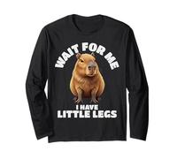 for Me I Have Little Legs Funny Capybara Graphic Long Sleeve T-Shirt