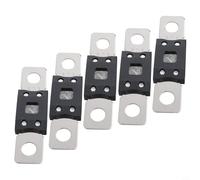 for MEGA Fuse Set (5-Pack) for 48V Systems: 60a 80a 100a 125a Protection 70v Dc High-Voltage 300a Fuses - Metal Rated Black 250a Car Inverter 200a(125A)