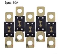 For MEGA Fuses for Automotive Use 5 Pack of 60A 80A 100A 120A 200A 250A 300A for Circuit Protection (80A)