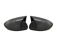 For Megane 4 2016 2017 2018 2019 2020 Mirror Cover Rearview Mirror Cover Cover Car Shields Exterior Side Mirror Caps(Carbon fiber pattern)