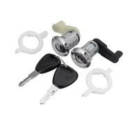 for Megane for Scenic for Clio for Master OE 7701468981 7701468982 Left+Right Car Door Lock Barrel Cylinder with 2 Key Tailgate Boot Lock
