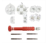 For Membrane Button Tactile Upgrade Modify Kit with Screwdriver for Console Replacement Repairs Accessories