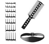 for Men,Home Hair Cutting Guide Comb Set - Fade Comb Hair Band Template Teeth Accessories for Perfect Neckline Shave