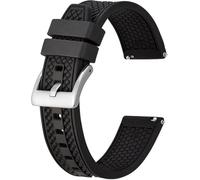 for Men Watch Bands, High Performance Fluororubber Watch Strap with Quick Release,22mm 20mm 18mm