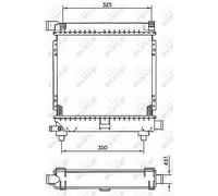 FOR MERCEDES 200 S124 W124 2.0 85 to 93 Radiator 2015000503 2015003703