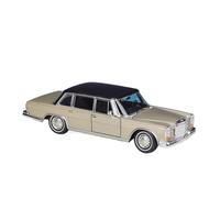 For Mercedes-Benz 600 1:24 Alloy Classic Car Model Die Casting Simulation Collectible Decorative Gifts(Gold)