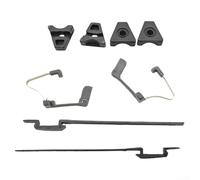 For Mercedes-benz A C E Cla Gla Glc Cls Class Sunroof Repair Kit Rail Glass Slider Bracket Replacement For W177 W205 W212 W218 W156 X156 X253 Models 2009-2020 Black Color 8 Pieces Set Direct Fit