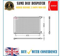 For Mercedes-benz C-class 2014-2023 2.1d 1.6d 1.9d Denso Ac Condenser DCN17060