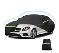 for Mercedes Benz E Car Cover Waterproof All Weather Heavy Duty Protection Outdoor Full Car Covers Windproof with Driver Side Zipper Compatible with 2006-2023 Mercedes Benz E-Class Sedan