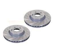 FOR MERCEDES BENZ E-CLASS MODEL 207 211 212 FRONT PAIR OF BRAKE DISCS