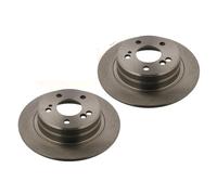 FOR MERCEDES BENZ SL MODEL 129 REAR PAIR OF BRAKE DISCS