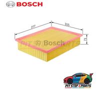 For Mercedes-Benz Sprinter 2-T Air Filter 276 mm Bosch 1457433748 1997 - 2000