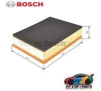 Bosch Air Filter 1457433703 - Fits Mercedes-Benz Sprinter 2-t Bus, 80x277x315 mm