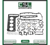 FOR MERCEDES-BENZ SPRINTER 2.2 CDI DIESEL OM651 HEAD GASKET SET & HEAD BOLT KIT