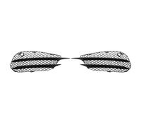 For Mercedes-Benz W205 C-Class C180 C200 C260 2015-2018 Set L+R Front Bumper Fog Lamp Grill Grille Insert Face Bar Cover