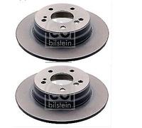 FOR MERCEDES C CLASS E CLASS SLK REAR FEBI BILSTEIN BRAKE DISC PAIR