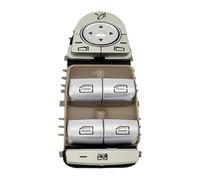 For Mercedes For B&enz C E GLC Class C200 E260 E300 W205 W253 W213 2015-2021 Electric Power Master Window Lifter Button Switch Power Window Control Switch(Beige)