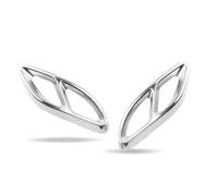 For Mercedes For Benz A B C E GLC GLE GLS Class C207 W205 Coupe W177 W176 W246 W212 W213 A180 A200 2014-2023 Car Exhaust Pipe Tail Cover Trim(Silver)