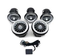 For Mercedes For Benz A B CLA GLA Class W117 W156 W176 W246 Car 12 Color LED Air Condition Turbine Outlet Air Vent Car AC Vent Outlet(APP)