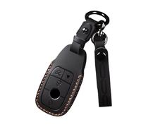 For Mercedes For Benz A C E S G Class GLC CLE CLA GLB GLS W177 W205 W213 W222 X167 AMG Car Key Case Cover Shell Fob Car Key Fob(Black B)