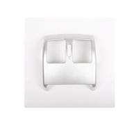 For Mercedes For Benz C Class W204 2009-2014 Rear Air Conditioning Vent Decorative Frame Air Outlet Trim Stickers(Silver)