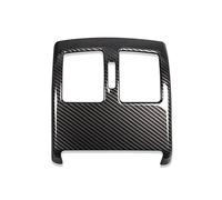 For Mercedes For Benz C Class W204 2009-2014 Rear Air Conditioning Vent Decorative Frame Air Outlet Trim Stickers(Carbon Fiber texture)