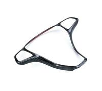 For Mercedes For Benz C Class W205 2015-2019 Car Steering Wheel Trim Button Decoration Frame Cover Gear Shift Cover Sticker Trim(Carbon Look)