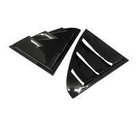 For Mercedes For Benz C-Class W205 2015-2021 C180 C200 C220 C250 C300 Car Rear Louver Window Side Shutter Cover(Glossy Black)