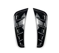 For Mercedes For Benz C-Class W205 C180L C260L 2019-2024 Front Bumper Air Vent Cover Trim Intake Frame Spoiler Splitter OOPUHKSY(Glossy black)