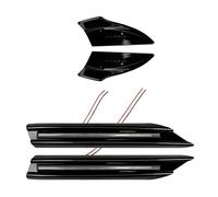 For Mercedes For Benz C Class W206 S206 C200 C300 C63 For AMG 2022-2024 Front Bumper Splitter Cover Air Vent Daytime Running Light Lamp Car Side Skirts(Rear right)