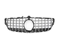 For Mercedes For Benz CLS Class W218 2015-2018 For GT-R Style Black/Silver Front Radiator Grid Bumper Grill Body Kit Grille Front Radiator Grille Frills(Silver)