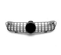 For Mercedes For Benz CLS Class W219 2004 2005 2006 2007 2008 2009 2010 Front Hood Bumper Radiator Grills Air Intake Grille BodyKits Radiator Grille(Silver)