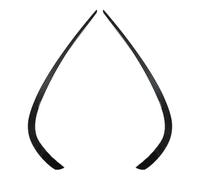 For Mercedes For Benz E-Class Coupe C207 Sport Version 2013-2016 Car Front Bumper Lip Splitter Spoiler Trim OOPUHKSY(Carbon fiber look)