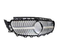 For Mercedes For Benz E Class W213 S213 A238 C238 2017-2019 Grill Diamonds Car Front Bumper Grille Black Silver Front Radiator Grille Frills(Diamond Silver17-19)