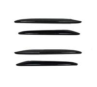 For Mercedes For Benz E Class W213 S213 AMG For Line Pre-Facelift 2016-2020 Front Bumper Lip Splitter Fog Light Trim HRQCTIM(Carbon Look 4Pcs)
