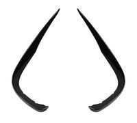 For Mercedes For Benz E-Class W213 S213 For AMG LINE 4-DOOR SALOON/ESTATE Car Front Bumper Lip Splitter Fog Light Trim IENQBVL(Carbon Look UP)