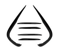 For Mercedes For Benz E-Class W213 S213 Pre-Facelift 16-20 For AMG LINE For AMG E43 Front Bumper Lip Splitter Spoiler Fog Light Trim(Carbon Look Set)