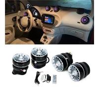 For Mercedes For Benz For Smart Turbo Vent Outlet Trim Car Front Dashboard AC Air Condition Vent Outlet Car AC Vent Outlet(4pcs 2)