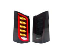 For Mercedes For Benz For Vito Metris tail Lamp | LED Rear Tail Light Assembly, Black, Tail Brake Sequential Turn Reverse Lamp, Plug-and-Play