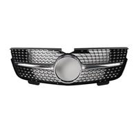 For Mercedes For Benz GL Class X164 2007-2012 GL320 GL350 GL450 GL500 GL550 Front Upper Bumper Center Grille Radiator Car Accessories(C 2007-2009 Silver)