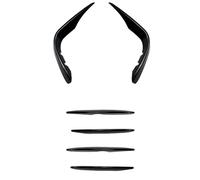 For Mercedes For Benz GLC Class X253 GLC250 260 300 350 43 AMG 2016 2017-2019 Front Bumper Lip Splitter Spoiler Fog Light Trim OUSDUO(6PCS Gloss Black)