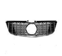 For Mercedes For Benz ML W164 2005 2006 2007 2008 ML320 ML350 ML500 Mesh Grille HETEVSCCK(Black and Silver)