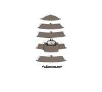 For Mercedes For Benz W164 M ML GL 300 350 450 For 500 2005-2011 Front Dash Air Conditioning AC Vent Grille Panel Cover Air Conditioning Outlet Vent(Beige NO.4)