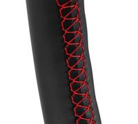 For Mercedes for Benz W176 W246 W205 C117 C218 X218 W213 X253 C253 W166 C292 Car Steering Wheel Cover Braid(Red)