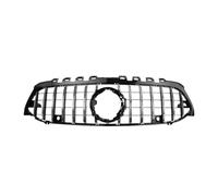 For Mercedes For Benz W177 2019 2020 2021 2022 A35 A45 Front Bumper Grille Radiator Grid Hood Mesh(D Silver)