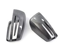 For Mercedes For Benz W204 E W212 W176 W246 CLS C218 GLA X156 Carbon Fiber Texture/Gloss Black Rear View Mirror Covers MTVTFECEWG(carbon fiber)